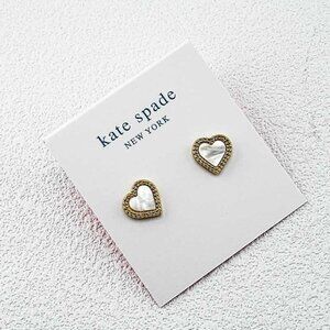 Kate Spade Heart Stud Earrings